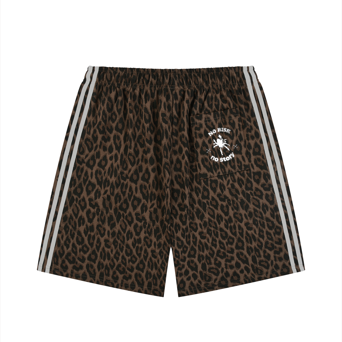 Thrilla Leopard Drawstring Shorts -