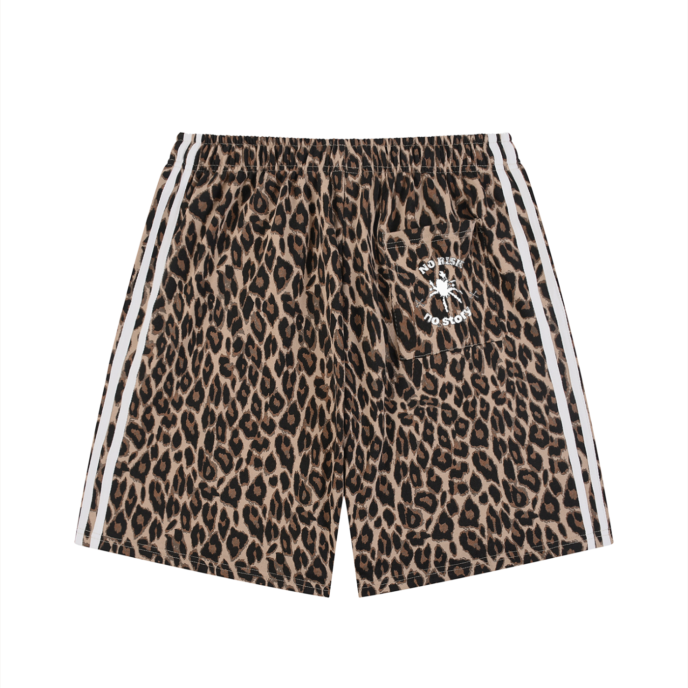 Thrilla Leopard Drawstring Shorts -