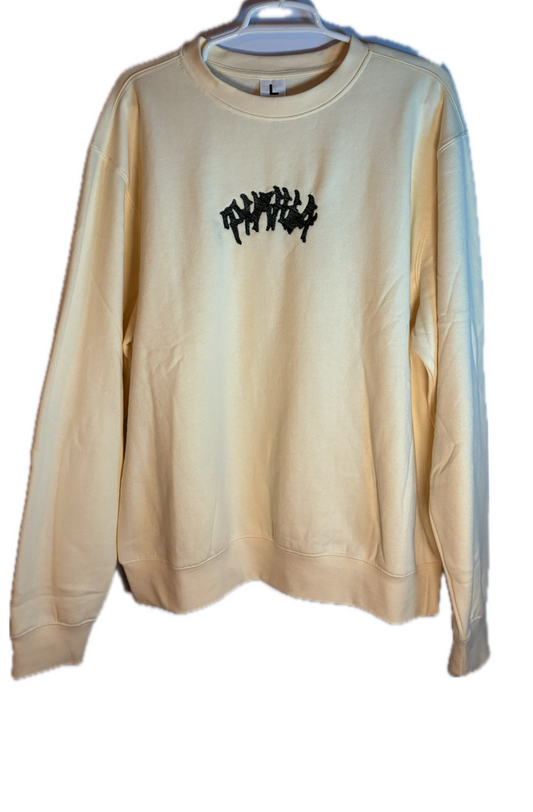 Spider Fleece Crewneck - Cream