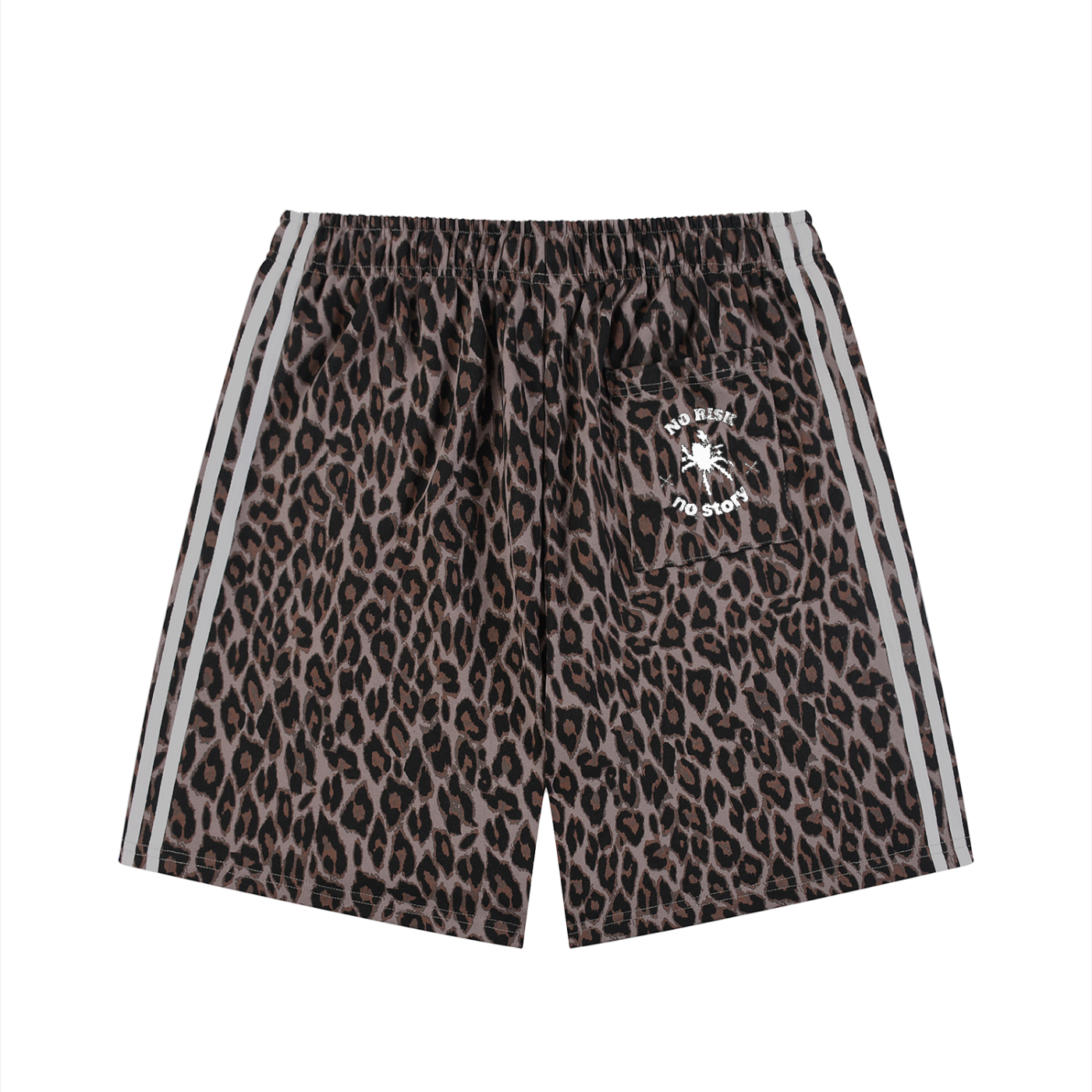 Thrilla Leopard Drawstring Shorts -