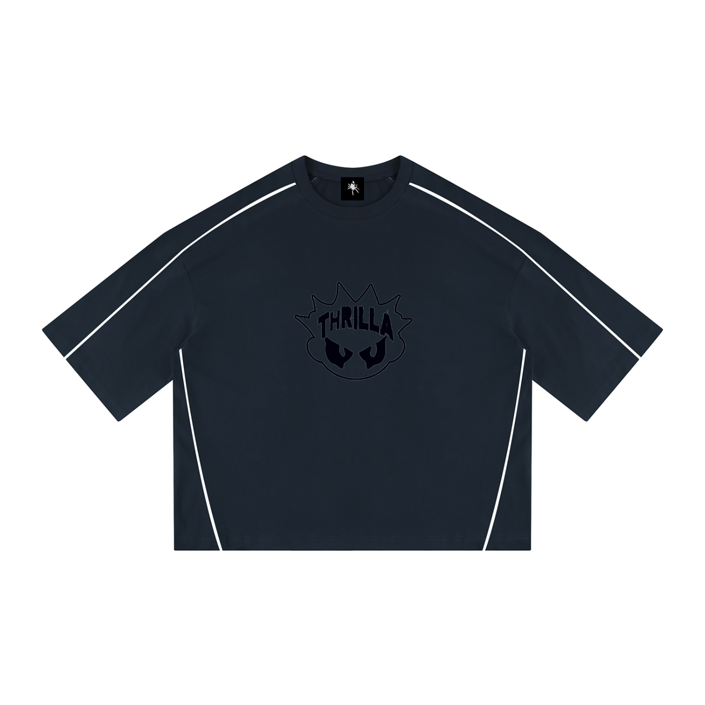 Boxy Piping. T-Shirt
