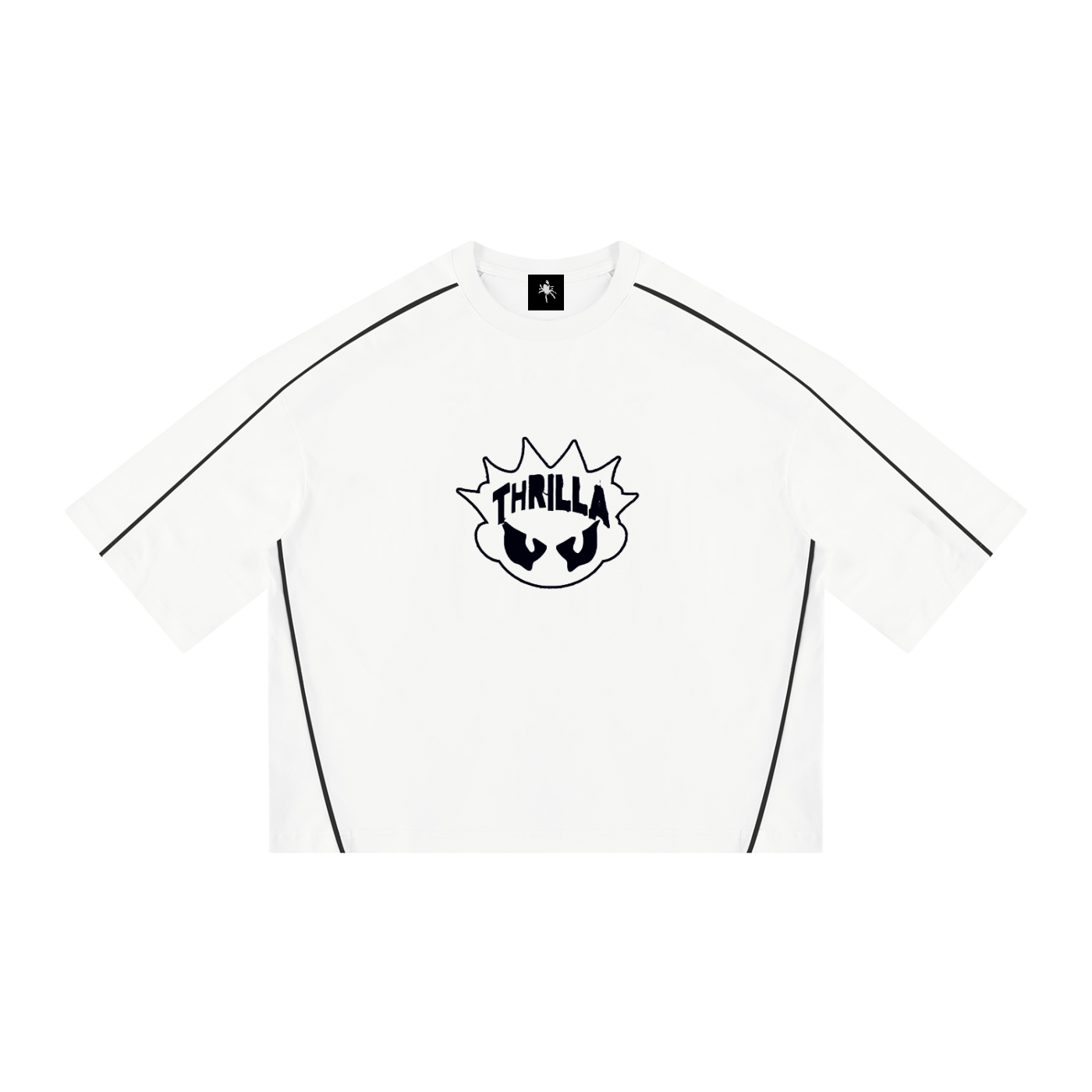 Boxy Piping. T-Shirt