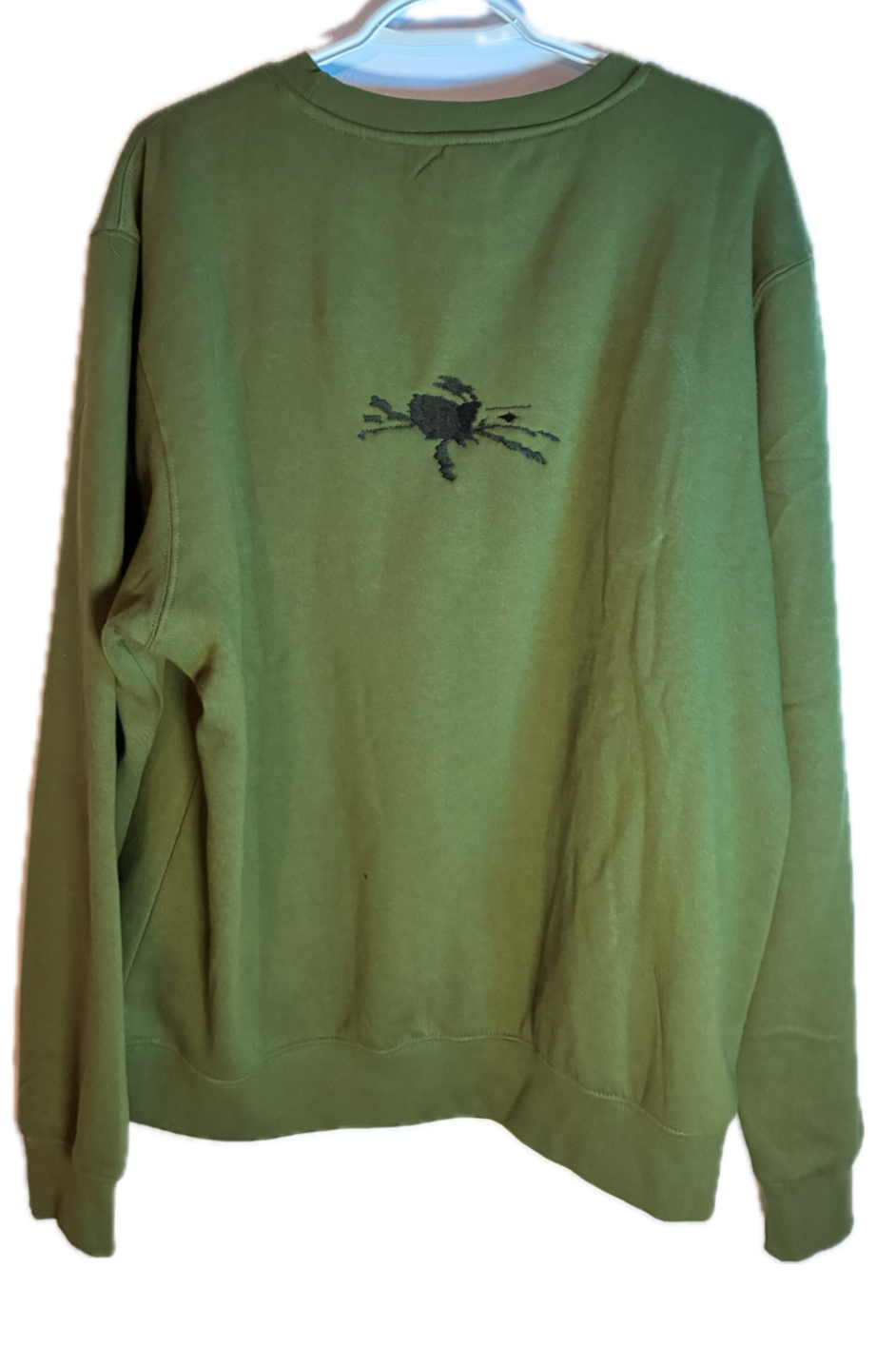 Spider Fleece Crewneck - Olive