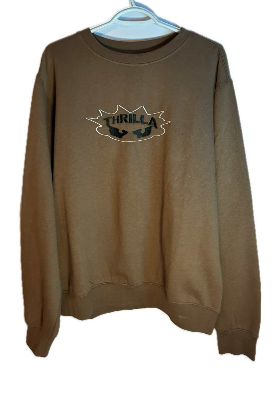 Chrome X Aliens Fleece Crewneck - Chocolate