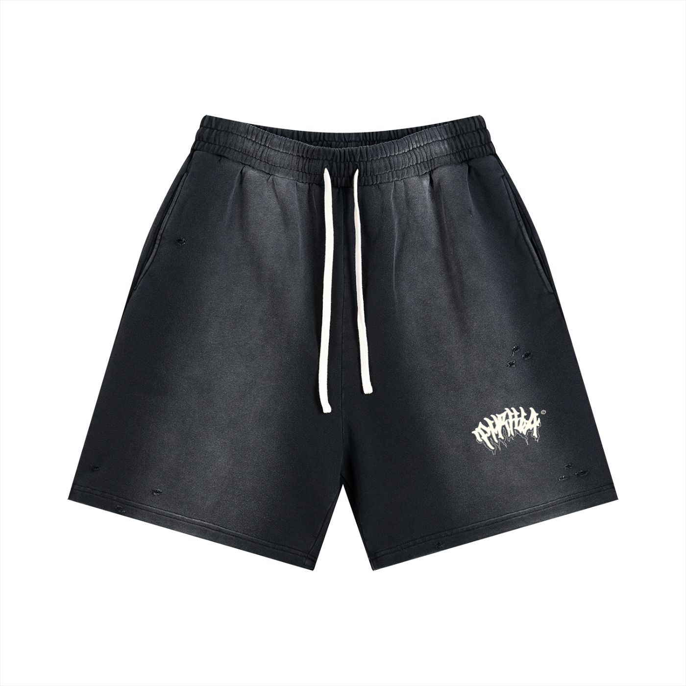 Sun Fade Distressed Shorts